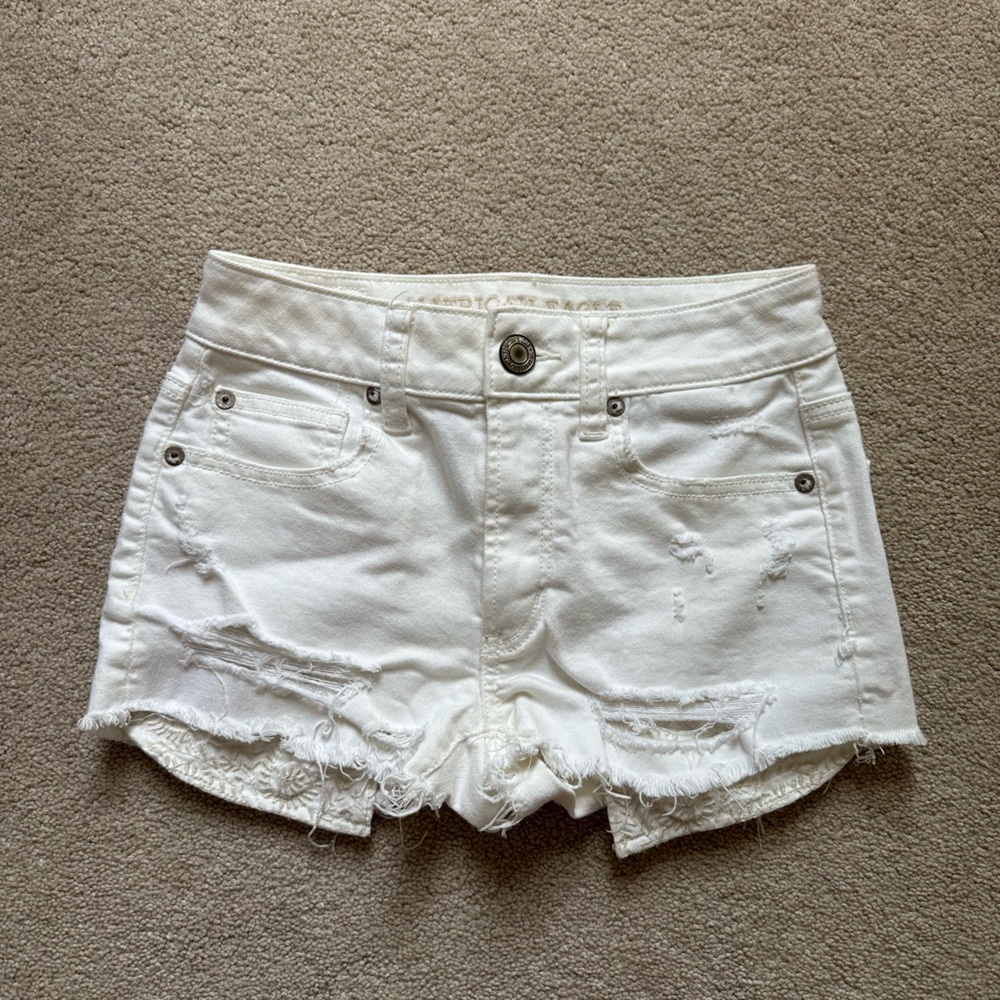 American Eagle High Waisted Jean Shorts